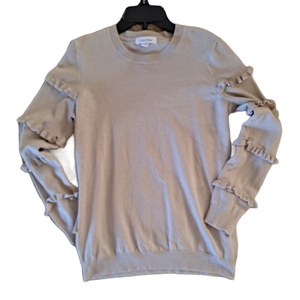 Calvin Klein cream sweater, small